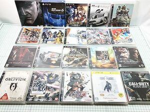 PS3ソフト　メタルギアソリッド・白騎士物語・戦国BASARA・真・三國無双・コールオブデューティ等　セット　同梱OK　1円スタート★H