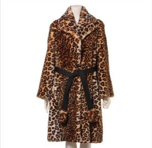 ゴージャスコート！MARC JACOBS マークジェイコブス コート XS レオパード COAT