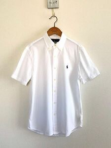 RALPH LAUREN ラルフローレン CLASSIC FIT クラシックフィット シアサッカー ボタンダウン 半袖 シャツ ブラウス SP(M-L)