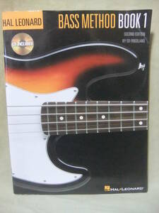 ★Hal Leonard Bass Method: Book 1 CD付.未開封