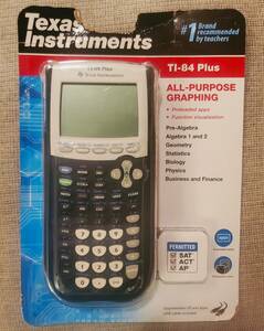 ★新品未開封 紙箱ダメージ Texas Instruments テキサス TI-84 Plus グラフ電卓 米輸入品