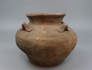 古代土器 発掘品 四ツ耳壷 須恵器 縄文土器 出土品 TK092