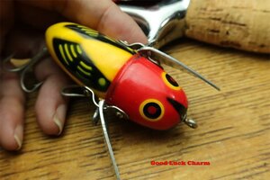 #2120 HEDDON CRAZY CRAWLER ウッド クレージークロウラー 検 道楽 ハトリーズ BALSA50 ZEAL ザウルス ABU UMCO 昭和レトロ釣人に