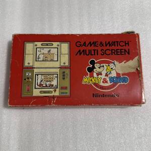 任天堂 ゲームウォッチ マルチスクリーン ミッキー&ドナルド GAME&WATCH