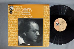 ●仏LP YVES NAT/CHOPIN - SONATE●