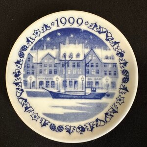 q1168 ROYAL COPENHAGEN ロイヤルコペンハーゲン DENMARK デンマーク　1999年　イヤープレート　JAL