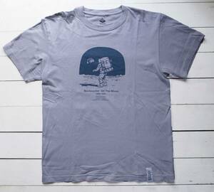 Mountain Research マウンテンリサーチ "Moon Backpacker" ムーンバックパッカーTシャツ LITTLE SUMMER CAMP限定 L グレー MR-2797