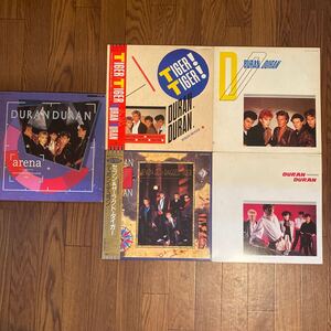 LP+12インチ・シングル(日本盤)●デュラン・デュラン／5枚まとめてセット●良好品！