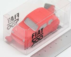 FIAT フィアット Nuova 502 ラバー キーホルダー 赤 ゴム製