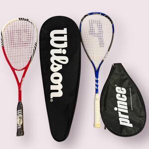 Wilson ウィルソン Prince プリンス スカッシュラケット 2本SET