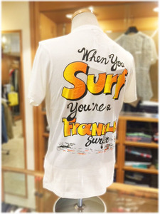 ♪フランクリンマーシャル♪ 半袖Tシャツ M size オフホワイト バックプリントデザイン