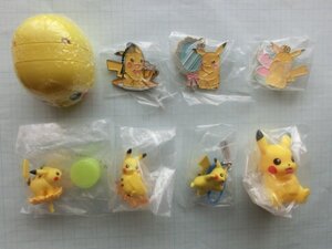 ピカチュウ　カプキャラ＆根付＆ソフビフィギュア＆ミニフィギュア＆こそっとフィギュア＆一番くじメタルチャーム3種（シークレットあり）