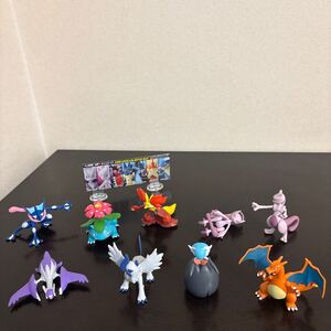 モンコレ SP 9種 メガラティオス バトルポーズ マフォクシー メガミュウツー Y 黒い メガサーナイト ゲッコウガ 他 ポケモン フィギュア