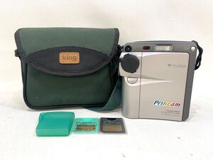 R5A747◆ 富士フイルム プリンカム Princam FinePix PR21 デジタルカメラ デジタルインプリンターカメラ スマートメディア バック付き