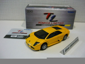 トミカ　リミテッド　No.0043　ランボルギーニ　ムルシエラゴ（イエロー）◎TOMICA LIMITED No.0043 LAMBORGHINI MURCIELAGO 中国製 