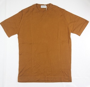 新品 John Smedley　ジョンスメドレー 最高級シーアイランドコットン　Tシャツ　 Sサイズ 　GINGER