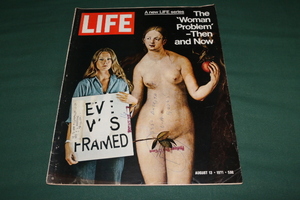 70s LIFE 雑誌 ヴィンテージ ライフ フォト エッセイ アメリカ / THE WOMAN PROBLEM 表紙 1971