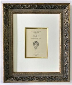 【特価】　≪　　アルフォンス・ミュシャ　　≫　　オリジナルリトグラフ【石版画】　　 1900年　　CLIO　　ALFONS　MARIA　MUCHA