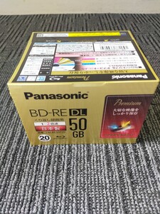 未開封品　Panasonic Blu-ray Disc 繰り返し録画用　BD-RE DL 50GB LM-BE50P20 20枚入　1〜2倍速　トリプルタフコート