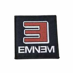 Eminem アイロンパッチ／ワッペン エミネム Reversed E Logo