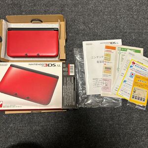 ニンテンドー3DSLL レッド ブラック SPR-001