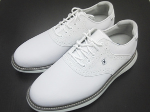 新品未使用品！FootJoy Traditions Golf Shoes - White 8.0 Extra Wide (26.0cm)