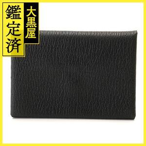 HERMES　エルメス　カルヴィ　デュオ　ブラック／シルバー金具　Z刻印2021頃製造　カードケース　コインケース【431】2120000298851