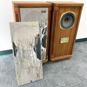 【直接引取り限定】 TANNOY Turnberry HE スピーカー ペア タンノイ 鍵欠品 ネット損傷 音出しOK ジャンク Dr 1654-8