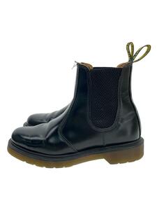 Dr.Martens◆履きジワ有/CHELSEA BOOT/UK4/BLK/レザー/10297