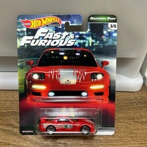 ホットウィール FAST FURIOUS HotWheels ワイルドスピード　RX7 FD