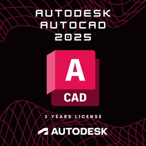 正規 Autodesk Autocad 2022～2025 Win64bit/Mac +Architecture、Electrical、Mechanical他 3台利用可 3年版