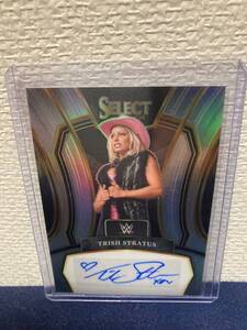 2024 Panini Select WWE DIVA トリッシュ ストラタス 直筆 サイン Trish Stratus Auto 女子 王者 