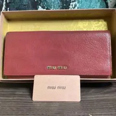 miu miu ミュウミュウ 長財布