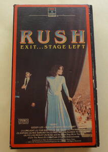 Rush / Exit...Stage Left VHS ビデオテープ ラッシュ