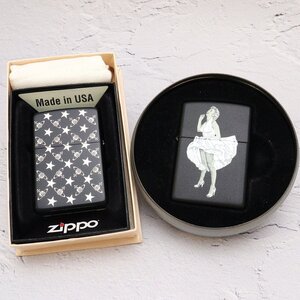 ZIPPO ジッポ ヴィヴィアンウエストウッド/マリリンモンロー ブランドライター着火未確認 ケース入り2点 ◆おたからや【G-B53727】同