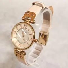 A866　アンクライン ANNE KLEIN　Y21E　ホワイト　腕時計