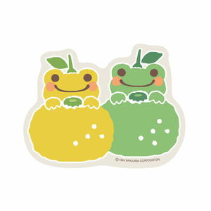 かえるのピクルス ステッカー（ゆずとかぼす）PC-SE031 4996740604997 Pickles the Frog キャラクター グッズ メール便OK トーシンパック