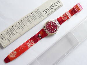 未使用電池交換済 スウォッチ レギュラーモデル Swatch 2003年 BUZZIN