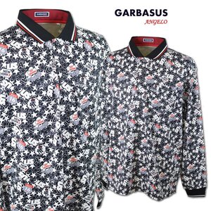 3割引【GARBASUS ガルバス】メンズ 長袖ポロシャツ M(46) 黒 25-1802-03-05 アンジェロ カジュアル ゴルフ おしゃれ 日本製 @