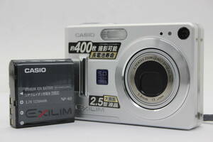 【美品 返品保証】 カシオ Casio Exilim EX-Z55 3x バッテリー付き コンパクトデジタルカメラ v624