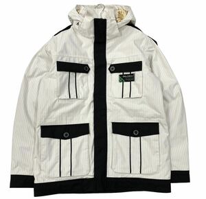 BURTON(バートン)スノーウェア ジャケット THE WHITE COLLECTION メンズM ホワイト/ブラック