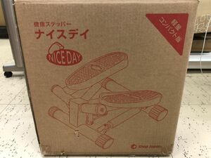 未使用品【Shop Japan】ショップジャパン　健康ステッパー ナイスデイ（レッド）FN006996【郡山安積店】