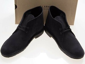 新品/CLARKS/クラークス/DESERT BOOTS/デザートブーツ/BLACK SUEDE/ブラック スエード/26155480/UK6（内寸24.0/外寸25.0）