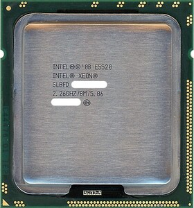 【中古】【ゆうパケット対応】Intel Xeon E5520 2.26GHz 8M QPI 5.86GT/sec LGA1366 SLBFD [管理:3004973]