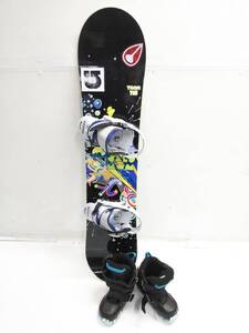 子供 ジュニア用 SALOMON サロモン TEAM115 + ブーツ20-21cm スノーボード 3点セット 0117A1 @140