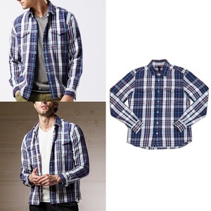 一度着3.9万 23SS wjk damage western shirt 　ダメージ ウエスタン シャツ　　　AKM 1piu1uguale3 ジュンハシモト