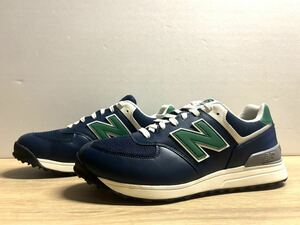 未使用 27cm 2E ニューバランスゴルフシューズ UGS574L3 ネイビー new balance