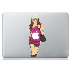 MacBook ステッカー シール Sexy girl (13インチ)