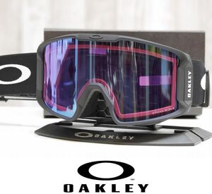 【新品】25 OAKLEY LINE MINER L - MATTE BLACK - PRIZM ICED IRIDIUM 日本正規品 プリズムレンズ ゴーグル