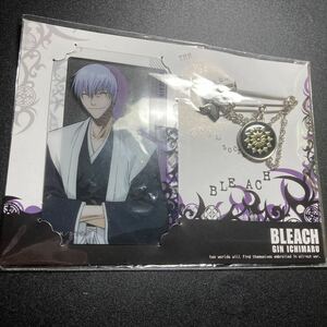 BLEACH クリアカード付き ピンアクセサリー 市丸ギン グッズ バッジ バッチ バッヂ 公式 ブリーチ